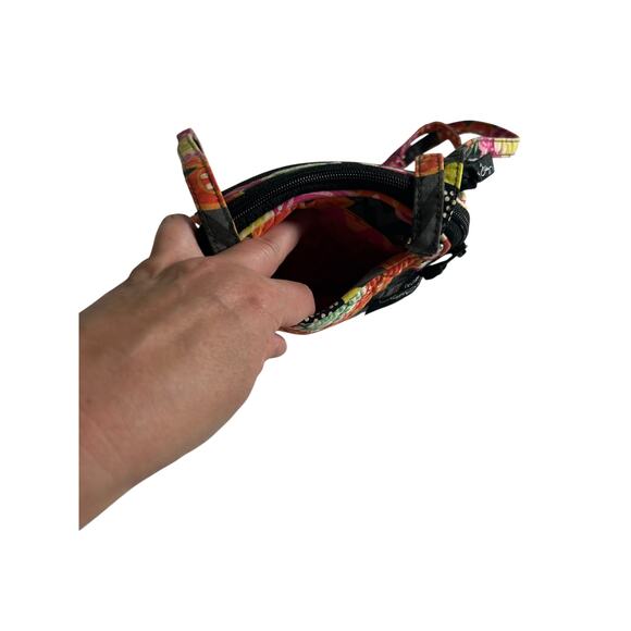 Vera‎ Bradley Quilted Crossbody Bag Floral Paisley Print Mini Hipster - Picture 8 of 9